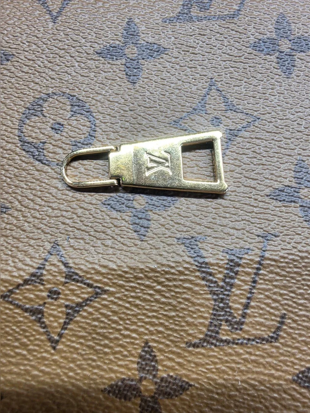 Louis Viutton Gold Zipper Pull X1